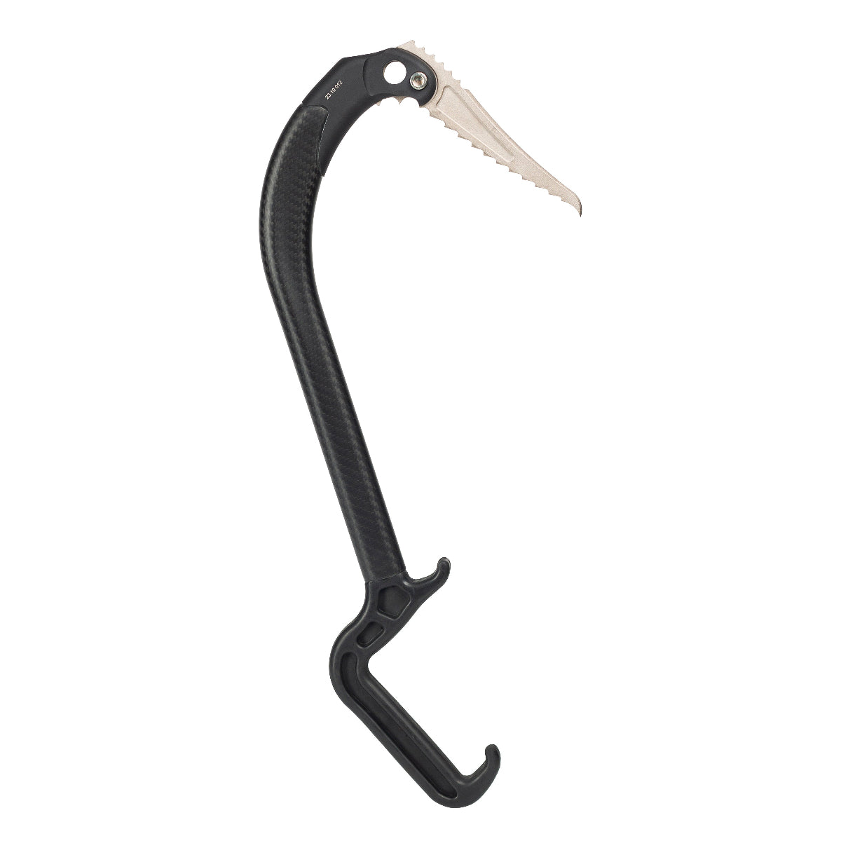 Aspeed ice climbing tool with fort-dry pick on white background