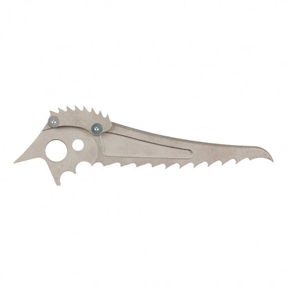 Close up of Aspeed ice climbing tool fort-sport pick on a white background